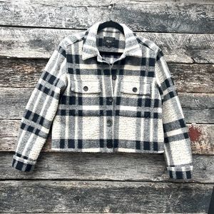 Rails Steffi plaid trucker jacket worn once